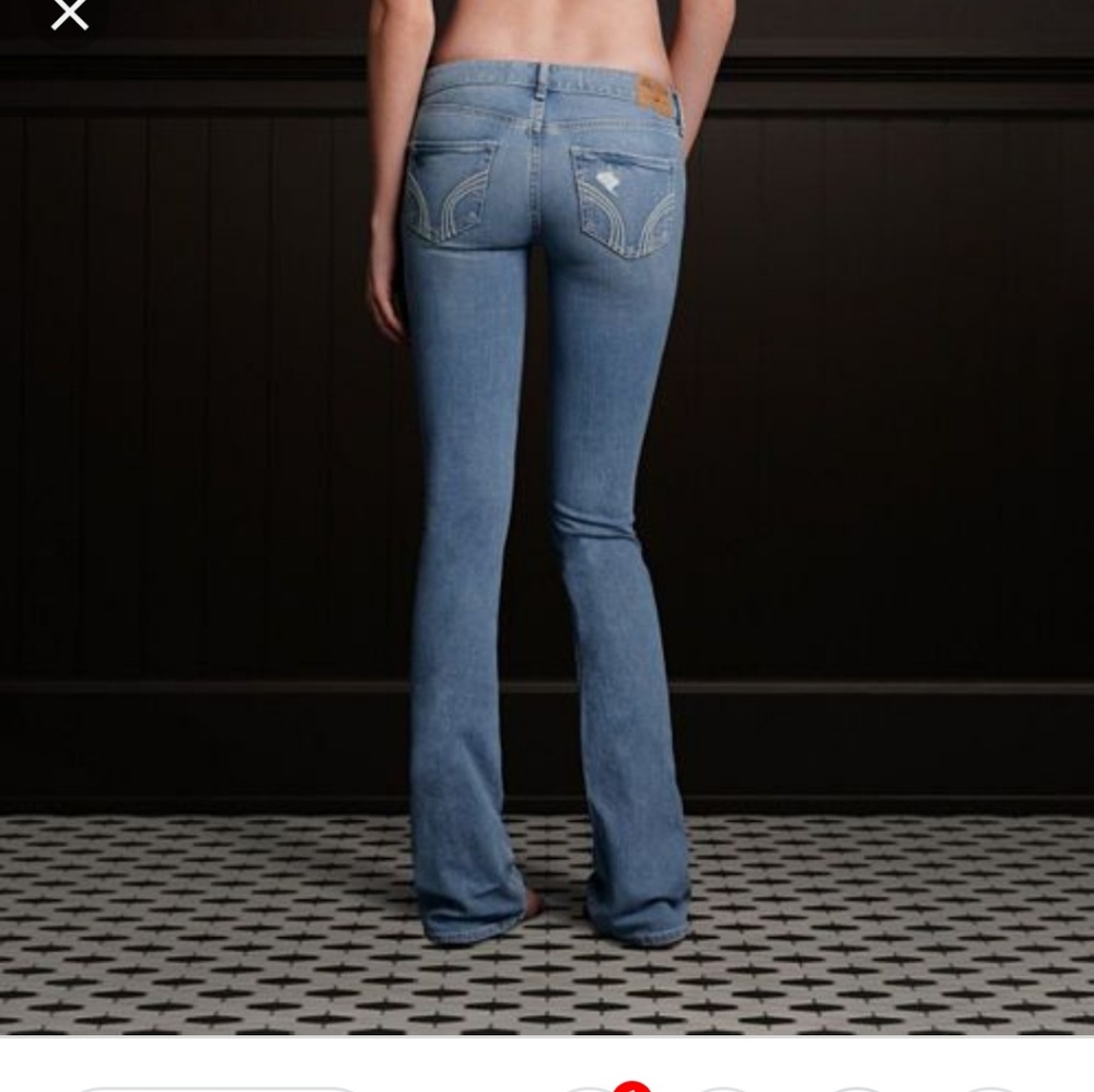 Light blue denim Hollister jeans
